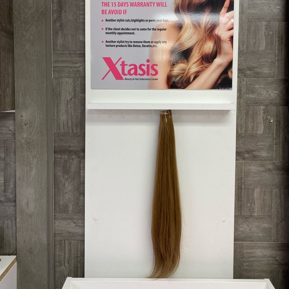 Medium Blonde #7.3 Tape In Hair Extensions 24” - Picture 2 of 3